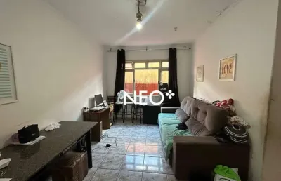 Apartamento 2 dormitórios, 1 vaga - macuco - santos/sp