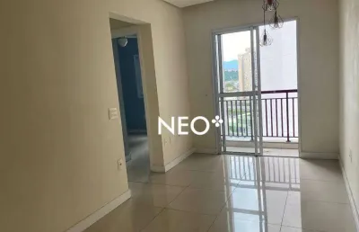 Apartamento 2 dormitórios, 1 vaga, lazer - castelo - santos/sp
