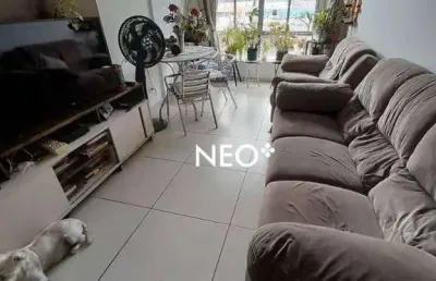 Apartamento 2 dormitórios, 1 vaga - itararé - são vicente/sp