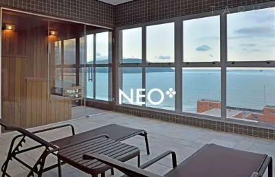 Apartamento com 1 dormitório para alugar, 46 m² por r$ 6.000,00/mês - boqueirão - santos/sp