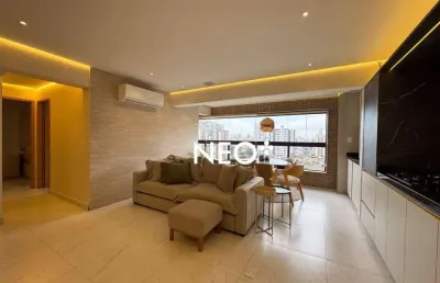 Apartamento com 2 quartos para alugar, 65 m² por r$ 7.000/mês - ponta da praia - santos/sp