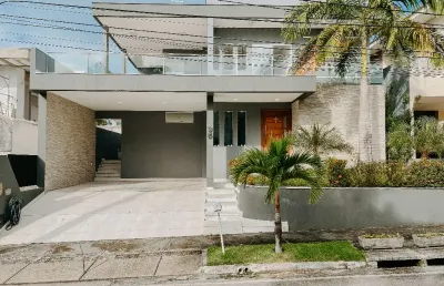 Sobrado para venda possui 450 metros quadrados com 4 quartos em parque do jiqui - parnamirim - rn
