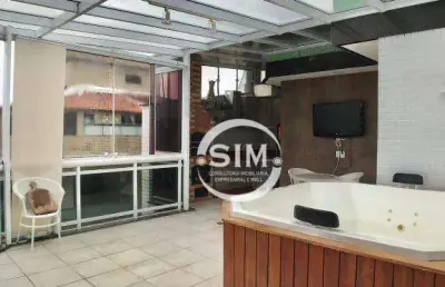 Cobertura com 4 dormitórios à venda, 255 m² no algodoal - cabo frio/rj