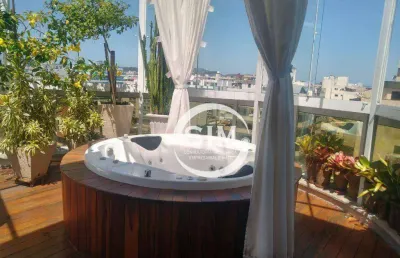 Cobertura com 3 dormitórios à venda, 227 m² no centro - cabo frio/rj