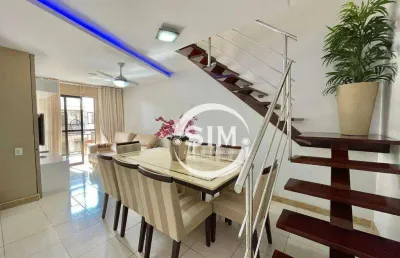 Cobertura com 3 dormitórios à venda, 220 m² por r$ 980.000,00 - braga - cabo frio/rj