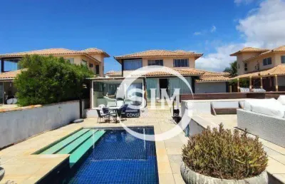 Casa com 4 dormitórios à venda, 200 m²  em baia formosa - armação dos búzios/rj