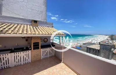 Cobertura com 3 dormitórios à venda, 200 m² por r$ 1.150.000,00 - praia do forte - cabo frio/rj