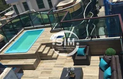 Cobertura com 5 dormitórios à venda, 305 m² na vila nova - cabo frio/rj