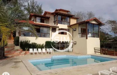 Casa com 8 dormitórios à venda, 500 m² em  geribá - armação dos búzios/rj