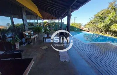 Casa com 6 dormitórios à venda, 435 m² na baia formosa - armação dos búzios/rj