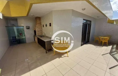 Cobertura com 3 dormitórios à venda, 210 m² no centro - cabo frio/rj
