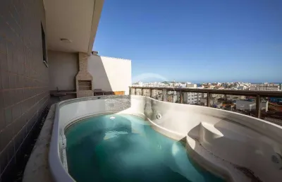 Cobertura com 2 dormitórios à venda, 124 m² no centro - cabo frio/rj