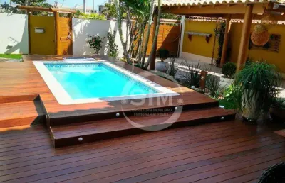 Casa com 4 dormitórios à venda, 290 m² por r$ 1.850.000,00 - portinho - cabo frio/rj