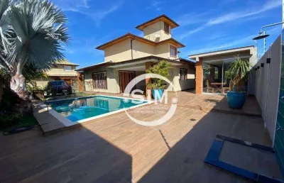 Casa com 4 dormitórios à venda, 220 m² na baia formosa - armação dos búzios/rj