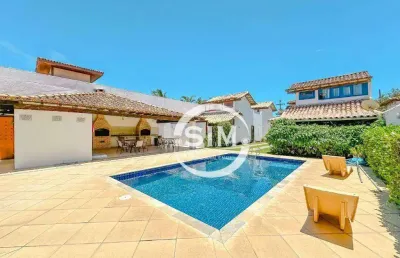 Casa com 4 dormitórios à venda, 150 m² - geribá - armação dos búzios/rj