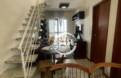 Cobertura com 3 dormitórios à venda, 135 m² por r$ 770.000,00 - braga - cabo frio/rj