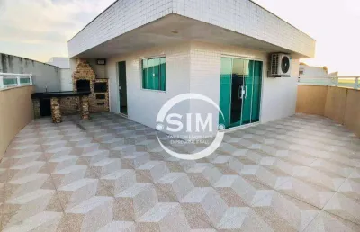 Cobertura com 3 dormitórios à venda, 150 m² na braga - cabo frio/rj