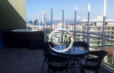 Cobertura com 3 dormitórios à venda, 225 m² no braga - cabo frio/rj