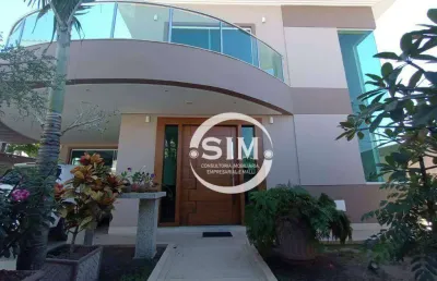 Casa com 4 dormitórios à venda, 450 m² por r$ 4.500.000,00 - portinho - cabo frio/rj