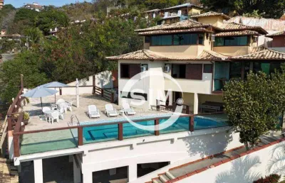 Casa com 8 dormitórios à venda, 550 m²  - geribá - armação dos búzios/rj