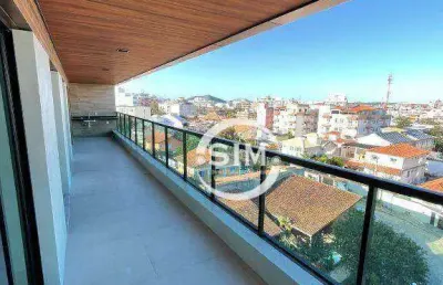 Apartamento com 3 dormitórios à venda, 100 m² por r$ 1.450.000 - centro - cabo frio/rj