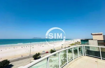 Cobertura com 6 dormitórios à venda, 370 m² por r$ 4.100.000,00 - vila nova - cabo frio/rj