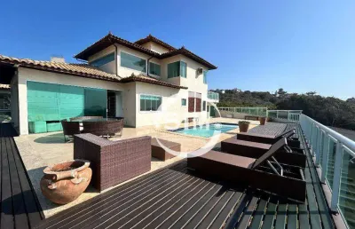 Casa com 7 dormitórios à venda, 500 m²  - brava - armação dos búzios/rj