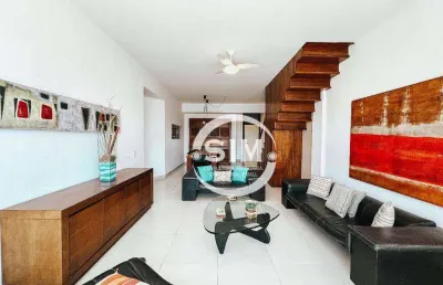 Cobertura com 4 dormitórios à venda, 260 m² por r$ 1.600.000,00 - algodoal - cabo frio/rj