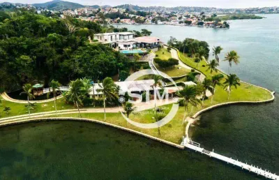 Casa com 6 dormitórios à venda, 1000 m² por r$ 16.000.000,00 - praia do siqueira - cabo frio/rj