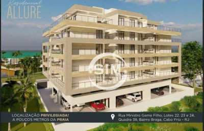 Apartamento com 3 dormitórios à venda, 124 m² por r$ 724.000,00 - braga - cabo frio/rj