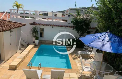 Casa com 4 dormitórios à venda, 80 m² na praia dos ossos - armação dos búzios/rj