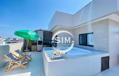 Cobertura com 3 dormitórios à venda, 200 m² por r$ 1.950.000,00 - vila nova - cabo frio/rj