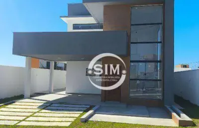 Casa com 3 dormitórios à venda, 252 m² por r$ 1.250.000,00 - nova são pedro - são pedro da aldeia/rj