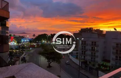 Cobertura com 3 dormitórios à venda, 142 m² por r$ 1.220.000 - passagem - cabo frio/rj