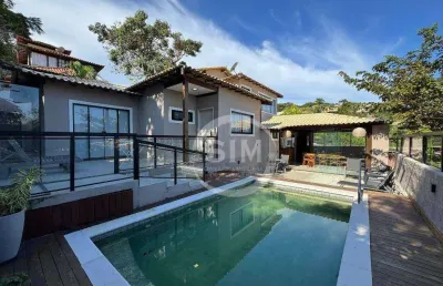Casa com 6 dormitórios à venda, 300 m² por r$ 3.600.000,00 - geribá - armação dos búzios/rj