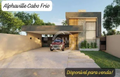 Casa com 4 dormitórios à venda, 160 m² por r$ 990.000 - guriri - cabo frio/rj