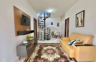 Cobertura com 4 dormitórios à venda, 176 m² por r$ 850.000,00 - vila nova - cabo frio/rj