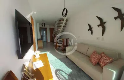 Cobertura com 1 dormitório à venda, 74 m² por r$ 550.000 - braga - cabo frio/rj