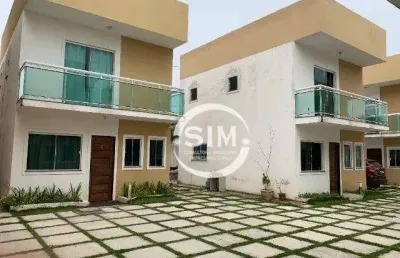 Casa com 3 dormitórios, 70 m² - venda por r$ 330.000,00 ou aluguel por r$ 2.450,00/mês - guriri - cabo frio/rj