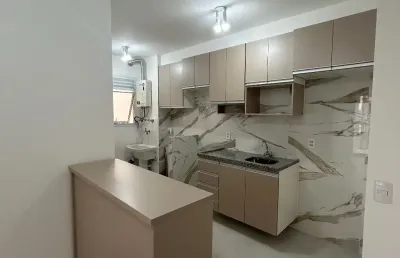 Apartamento 59 metros com sala estendida, 2 dormitorios e 1 suite
