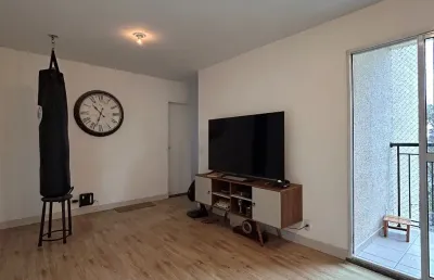 Apartamento 48 metros com 2 domitorios semi mobiliado