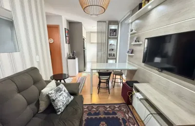 Apartamento semimobiliado 02 dormitórios no residencial azaleias