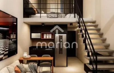 Flat/loft/estúdio com 1 quarto, itacolomi - balneário piçarras