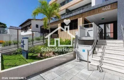 House pituba | apartamento 1/4 novo na pituba, salvador
