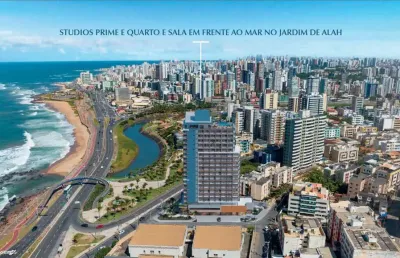 Ocean breeze | studios e 1q| em frente ao jd de alah