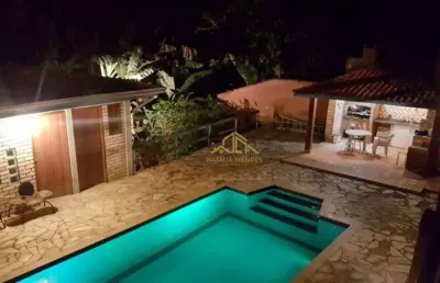 Casa com 5 dormitórios à venda, 360 m² por r$ 1.480.000,00 - estrada fernando nobre - cotia/sp