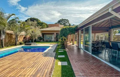 Casa com 4 dormitórios à venda, 549 m² por r$ 3.500.000,00 - parque dom henrique - cotia/sp