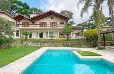Casa com 4 dormitórios à venda, 471 m² por r$ 3.200.000,00 - granja viana - villa vianna - cotia/sp