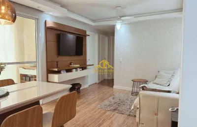 Apartamento com 3 quartos à venda, 74 m² por r$ 395.000 - jardim petrópolis - cotia/sp