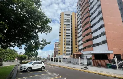 Apartamento todo mobiliado no calhau, para locação, com 3 qrts